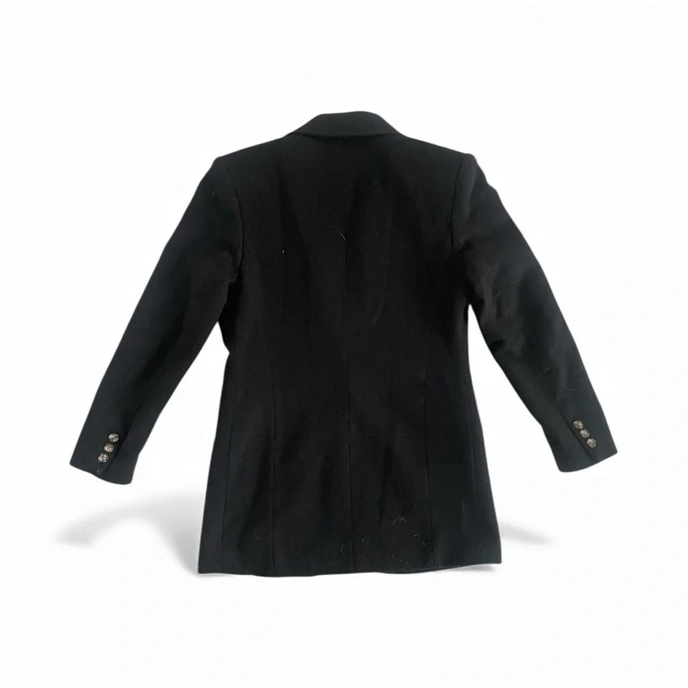 Vintage Wool‎ Blend Blazer Women’s Black Lined Size XS by Limited Collection